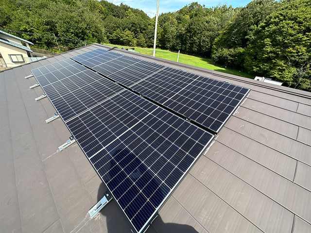 岐阜県関市のカナディアンソーラー製CS6R-410MS ×22の施工写真