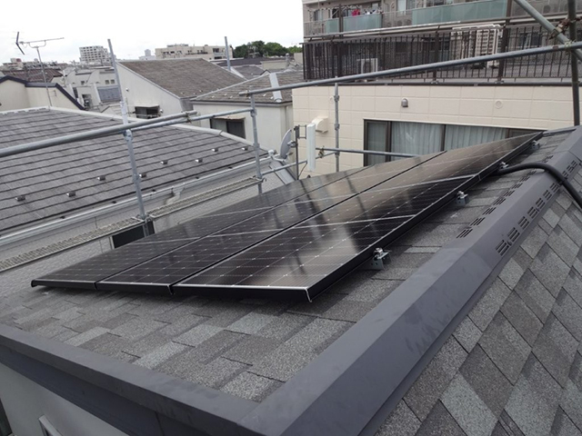 東京都目黒区の長州産業製CS-364B91 ×2、CS-243B91 ×14、CS-120B91S ×2の施工写真