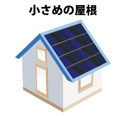 小さめの屋根