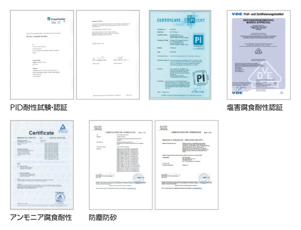 各種試験・認証取得