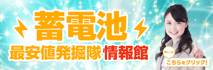 蓄電池最安値発掘隊