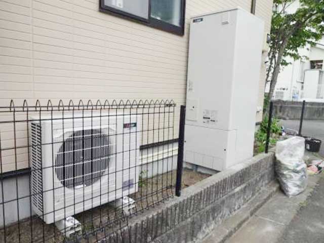 神奈川県秦野市のシャープ製SRT-S375Uのエコキュート施工写真