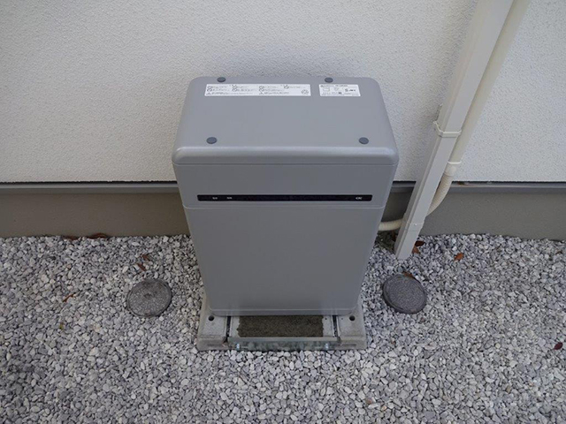 神奈川県横浜市の 長州産業製CB-LMP98Aの蓄電池施工写真