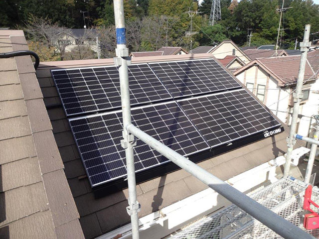 東京都多摩市の長州産業製CS-223B81S ×12、CS-109B81S ×5の施工写真