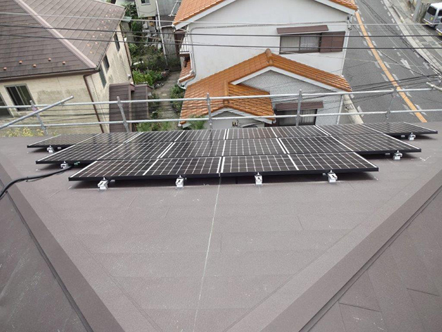 神奈川県横須賀市の長州産業製CS-340B81 ×21、CS-223B81 ×2の施工写真