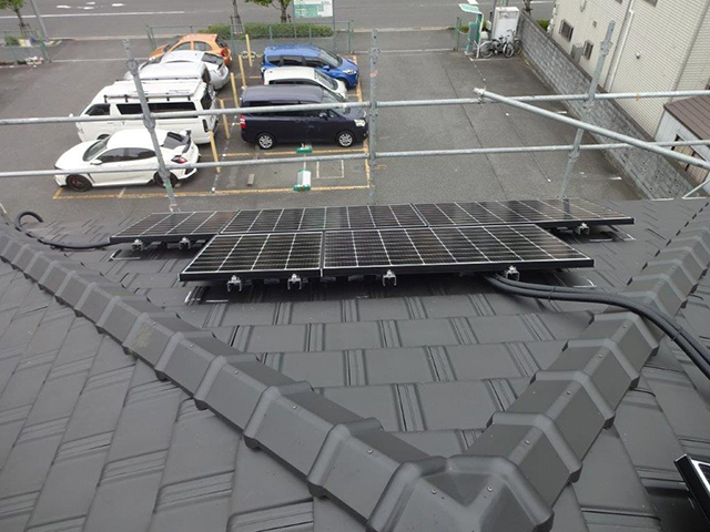 東京都足立区の長州産業製CS-223B81S ×15、CS-109B81S ×4の施工写真