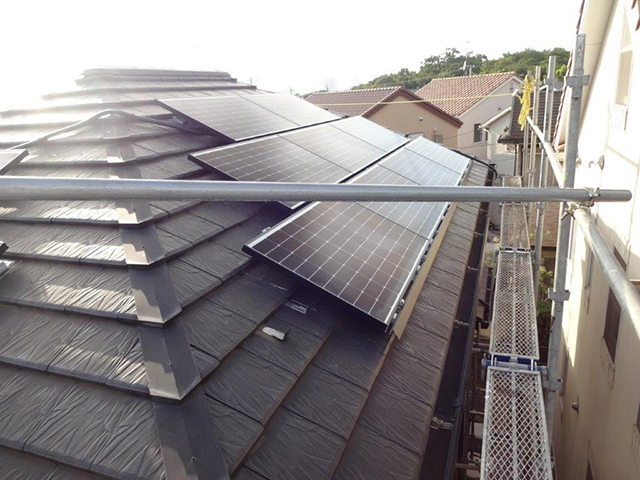 千葉県千葉市の長州産業製CS-223B81S ×21、CS-109B81S ×1の施工写真