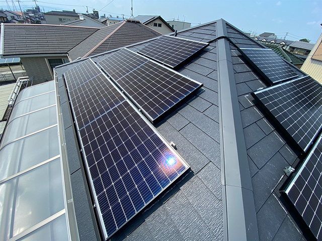 愛知県あま市の長州産業製CS-223B81S ×19、CS-109B81S ×1、CS-109B81L ×1、CS-109B81R ×2の施工写真