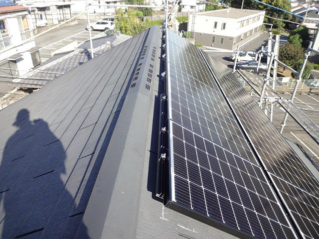 東京都練馬区の長州産業製CS-223B81S ×10、CS-109B81S ×2、CS-109B81L ×4、CS-109B81R ×2の施工写真