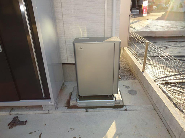 東京都武蔵村山市の 長州産業製CB-LMP127Aの蓄電池施工写真