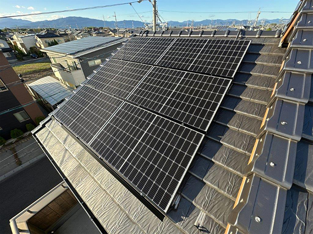 岐阜県瑞穂市の長州産業製CS-340B81 ×22の施工写真