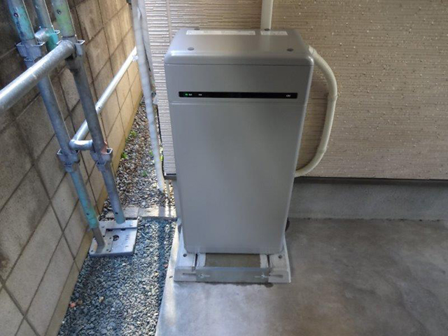 東京都足立区の 長州産業製CB-LMP164Aの蓄電池施工写真