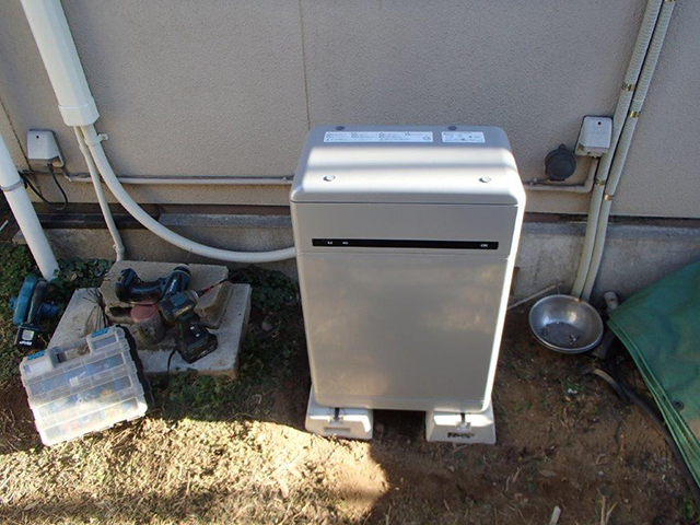 千葉県千葉市の 長州産業製CB-LMP98Aの蓄電池施工写真