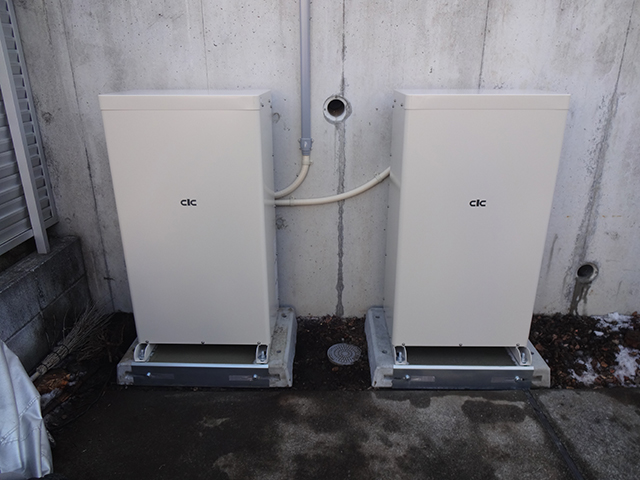 東京都町田市の 長州産業製CB-H99T14A1の蓄電池施工写真