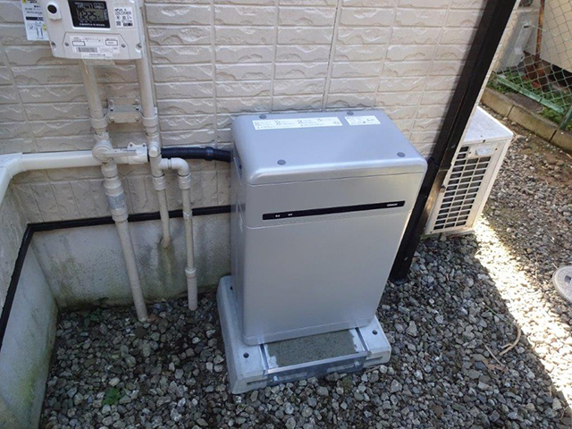 神奈川県大和市の オムロン製KP-BU98B-Sの蓄電池施工写真