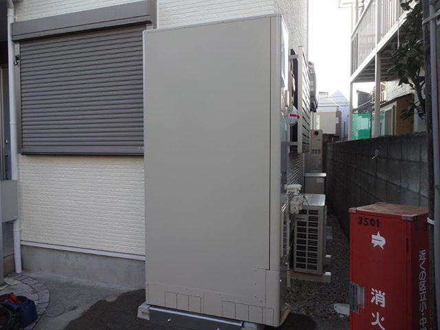 東京都練馬区のダイキン製EQA46YFTVのエコキュート施工写真