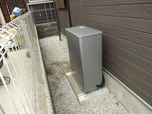 東京都練馬区の 長州産業製CB-LMP127Aの蓄電池施工写真