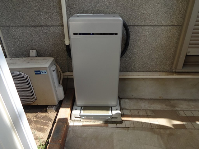 東京都品川区の 長州産業製CB-LMP164A2の蓄電池施工写真