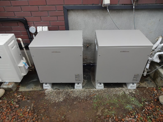 東京都町田市の ニチコン製ES-DYL ×2の蓄電池施工写真
