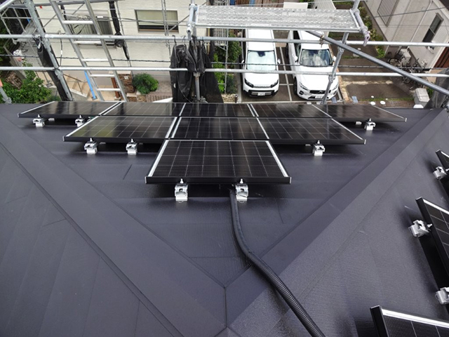 東京都八王子市の長州産業製CS-258N11 ×19、CS-126N11S ×6の施工写真