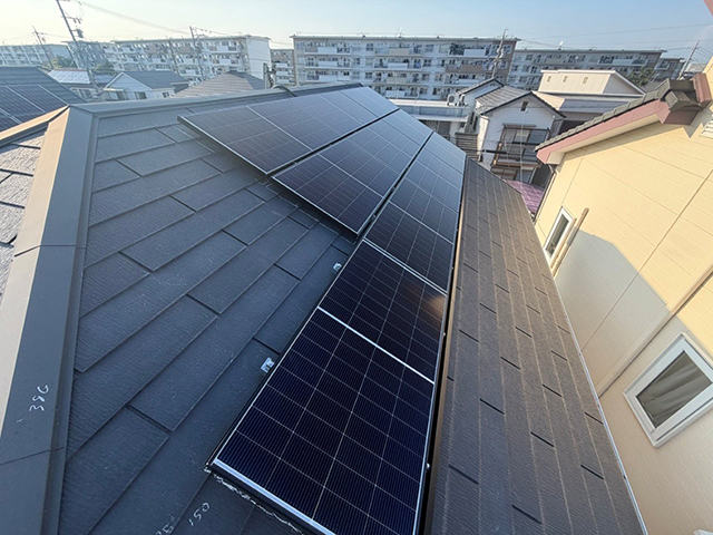 愛知県知立市のハンファジャパン製CS-258N11 ×19、CS-126N11S ×3、CS-126N11L ×2、CS-126N11R ×3の施工写真